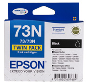 73N - Standard Capacity DURABrite Ultra - Twin Pack Black Ink Cartridge