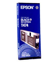Epson ColorFast 220ml Black Pigment Ink Cartridge