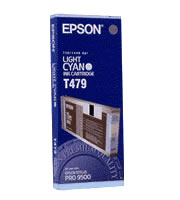Epson ColorFast 220ml Light Cyan Pigment Ink Cartridge