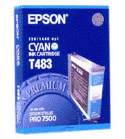Epson ColorFast 110ml Cyan Pigment Ink Cartridge