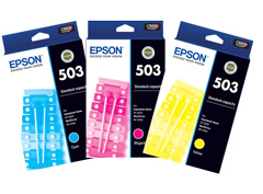 503 - Std Capacity Ink, Cyan, Magenta & Yellow Carton Damaged Bundle