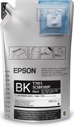 Epson UltraChrome DS Ink - Black 1L x 6pcs