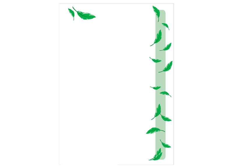 Leaves Stationery Paper