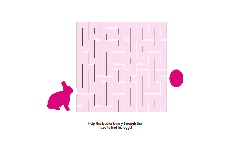 Easter Egg Hunt Maze
