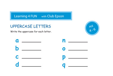 Uppercase Letters