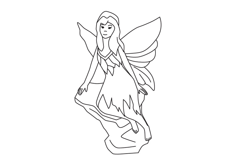 Fairy Colouring Sheet