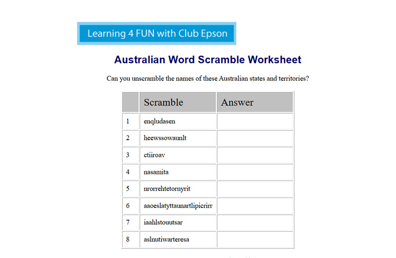 Unscramble Australia