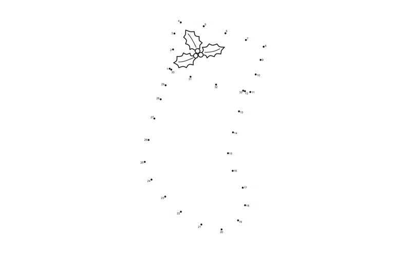 Christmas Stocking Dot-to-Dot