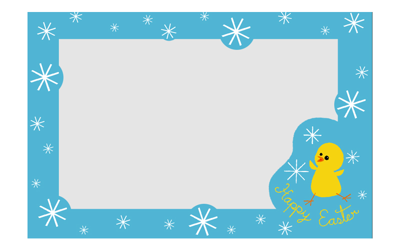 Easter Photo Frame and Tag