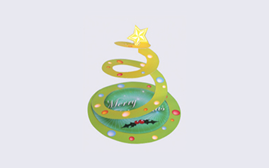 3D Card Christmas Pop-up Circle