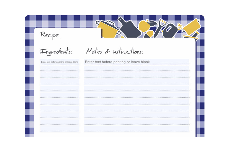 Recipe Book #1