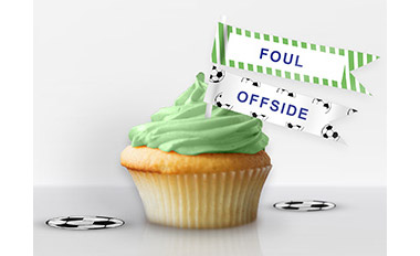 Template Football Flags 