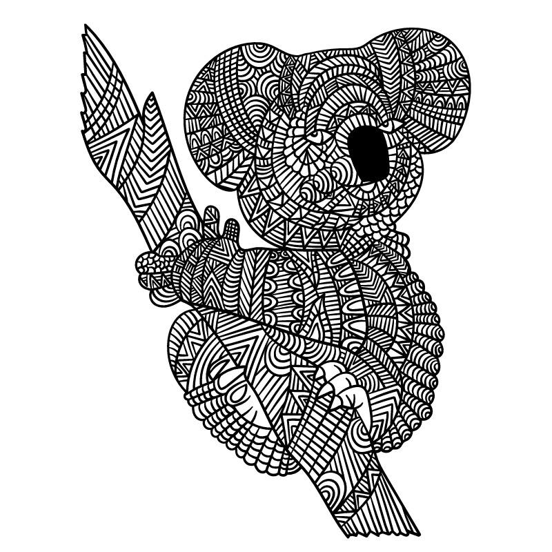 Koala Colouring-in