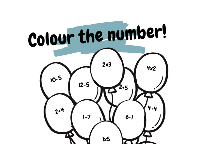 Colour the Numbers