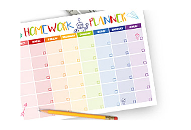 Kids Homework Template
